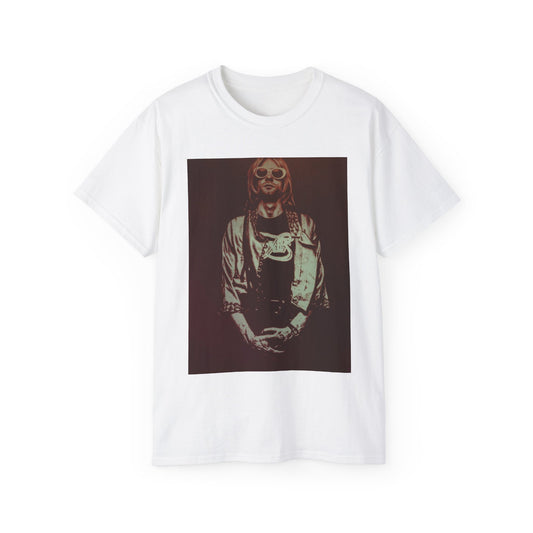 Nirvana Kurt cobain vintage grunge 90s rock Unisex Ultra Cotton Tee