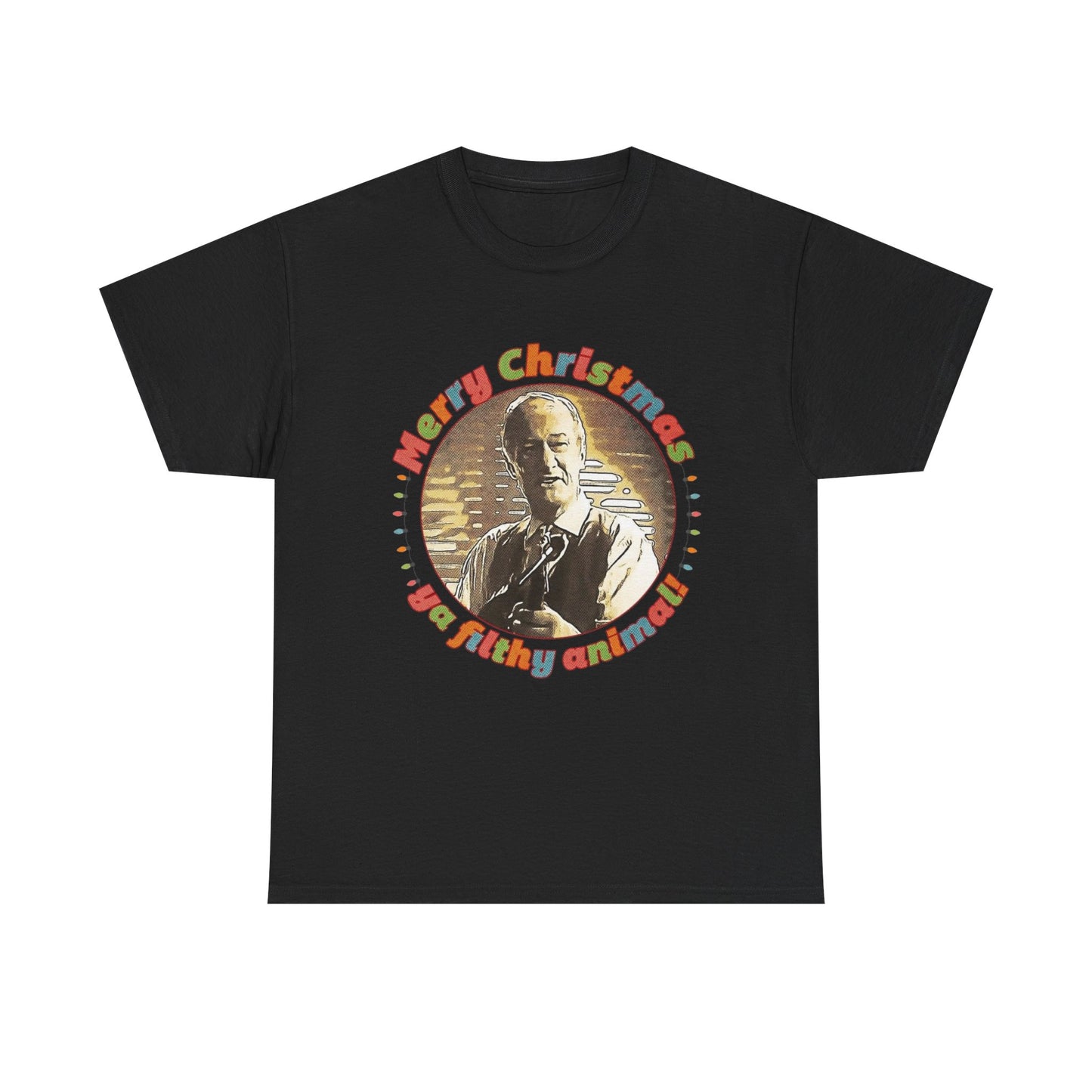 Merry Christmas Ya Filthy Animal Graphic T Shirt NEW ADULT Unisex Heavy Cotton