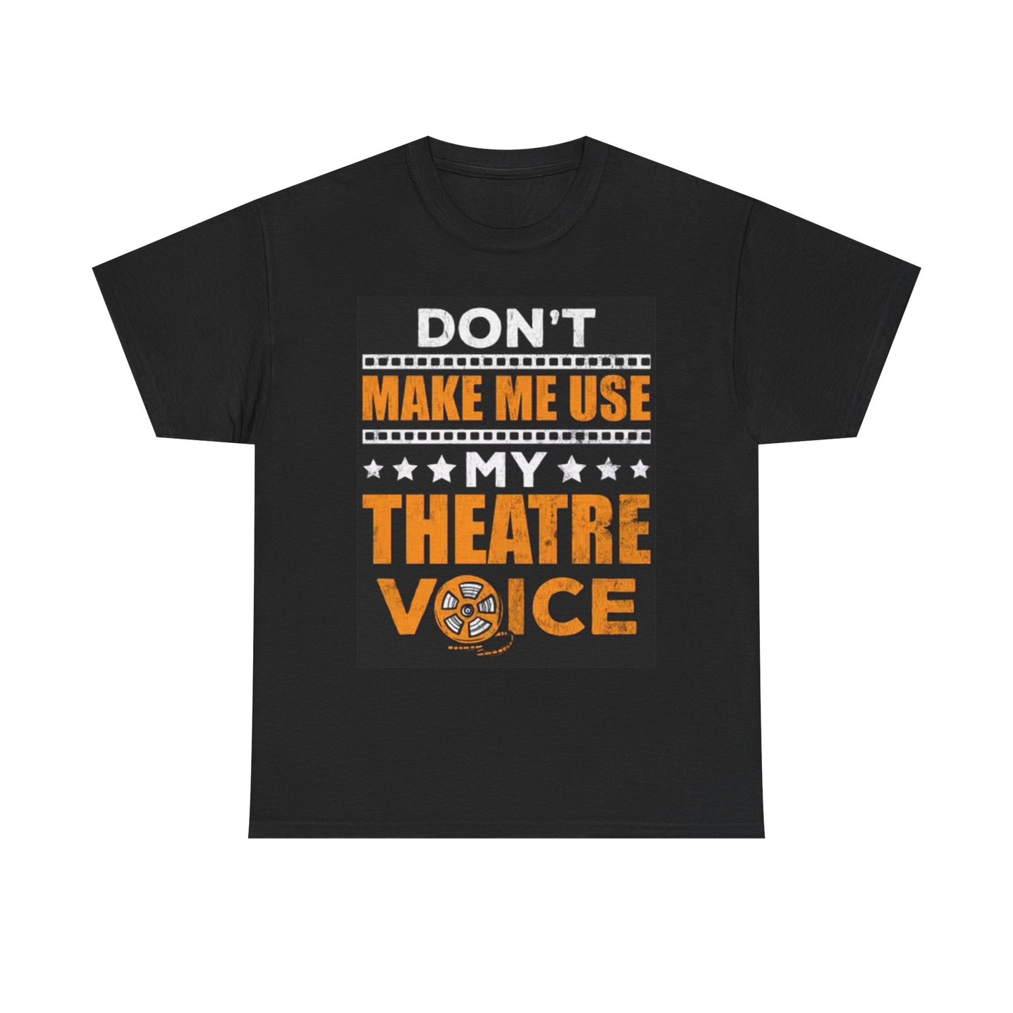 Theater Voice Graphic T Shirt Funny Actor Comic Singer Unisex Heavy Cotton Tee