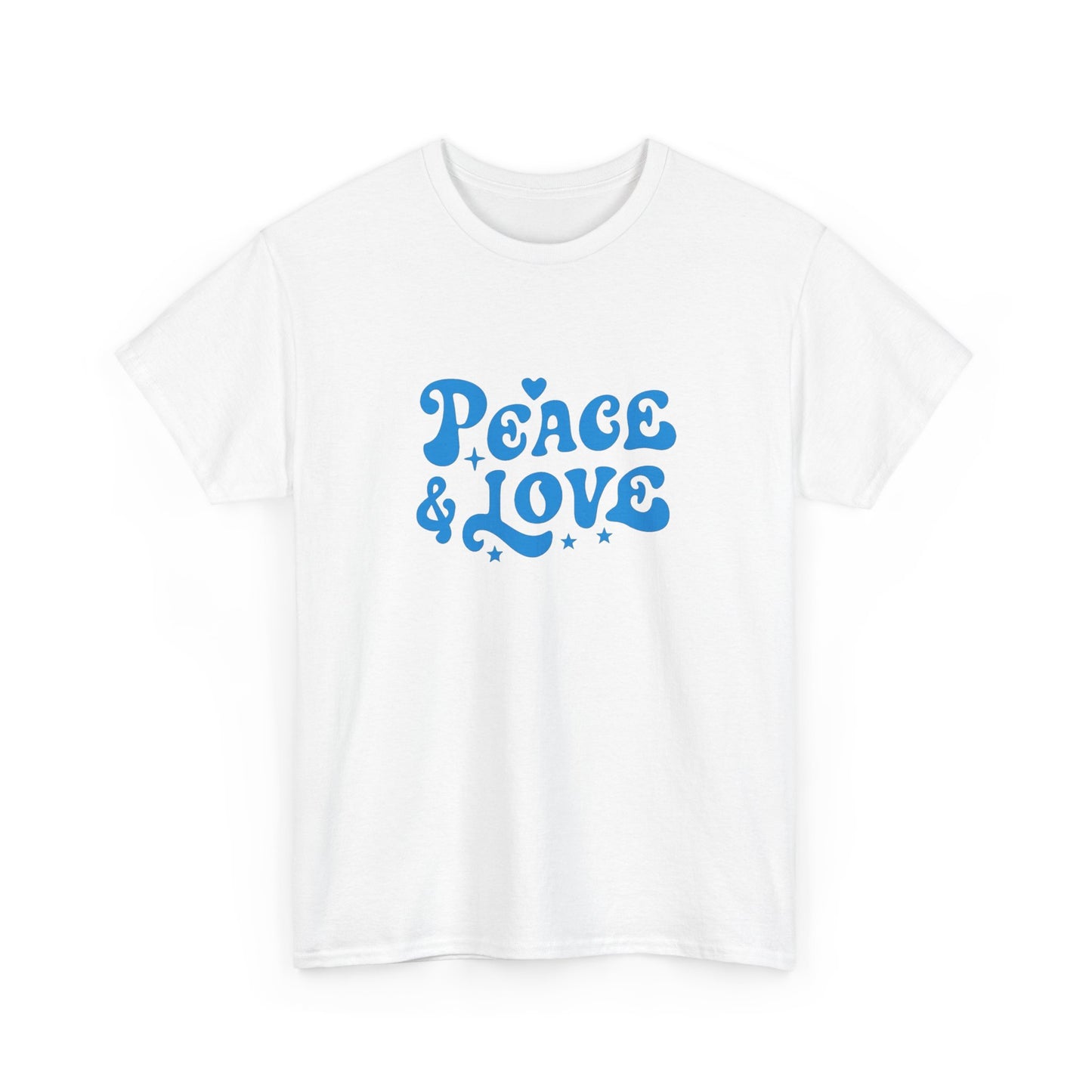 Peace And Love Happiness Graphic T Shirt Adult NEW