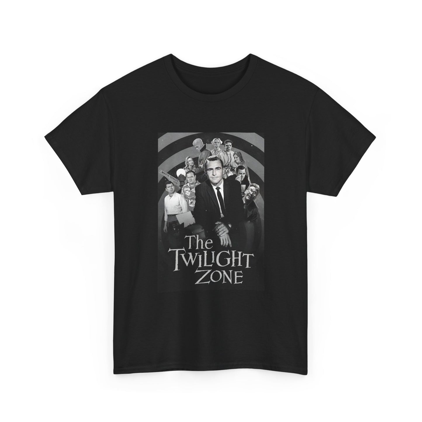 The Twilight Zone Tshirt Vintage Tv Series Retro Unisex Heavy Cotton Tee