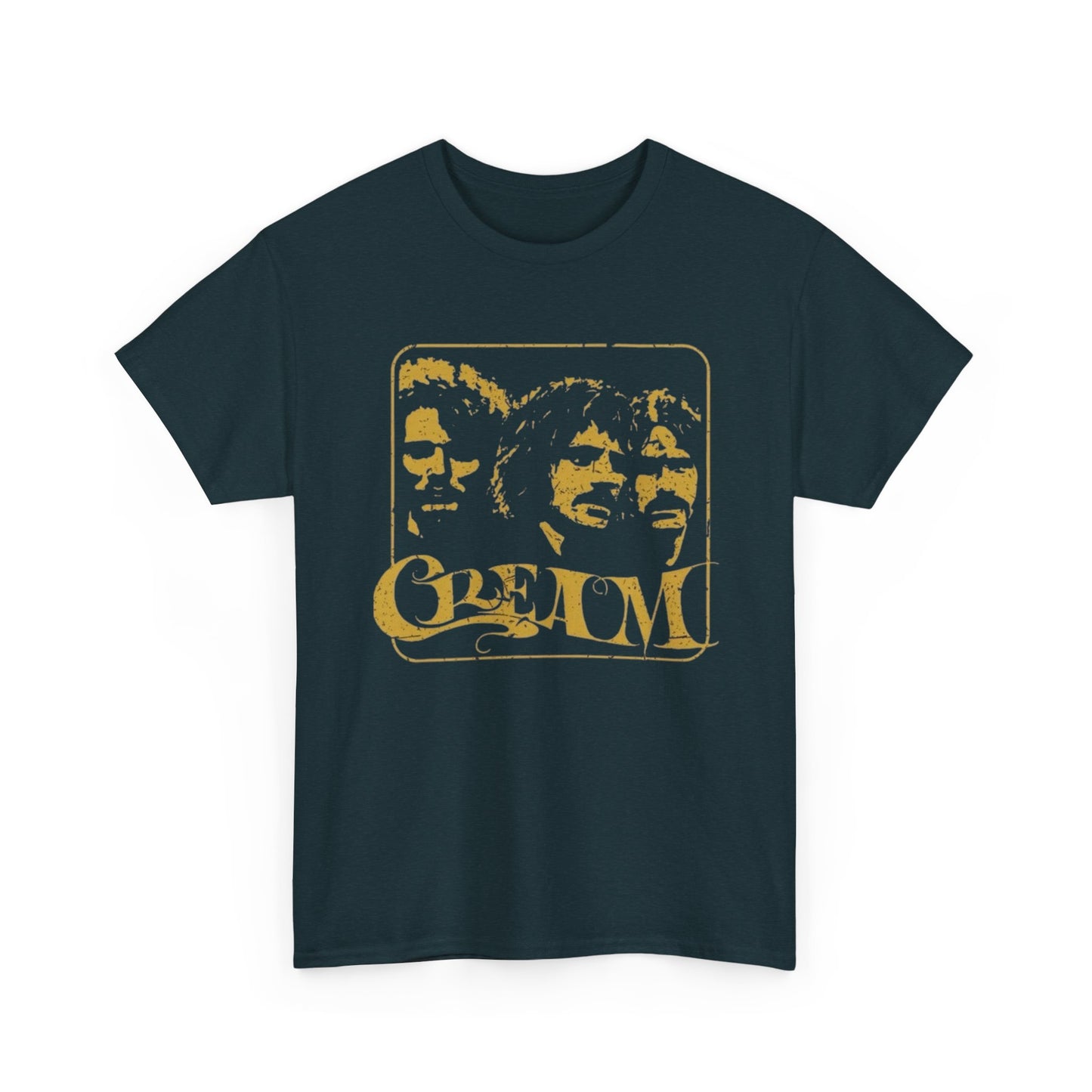 Cream Vintage Rock Graphic T Shirt NEW ADULT Tee