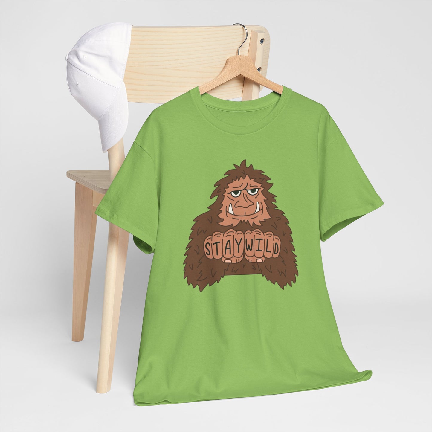 Stay Wild Outdoors Graphic T Shirt Heavy Cotton Tee NEW ADULT UNISEX