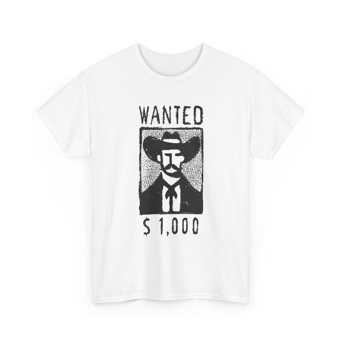 Wild Wild West Wanted Graphic T Shirt NEW ADULT Unisex Heavy Cotton Tee