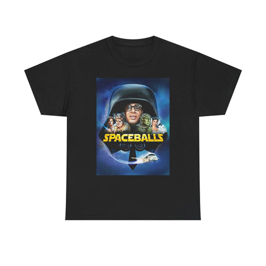 Spaceballs Graphic T Shirt Vintage Movie poster Retro Unisex Heavy Cotton Tee