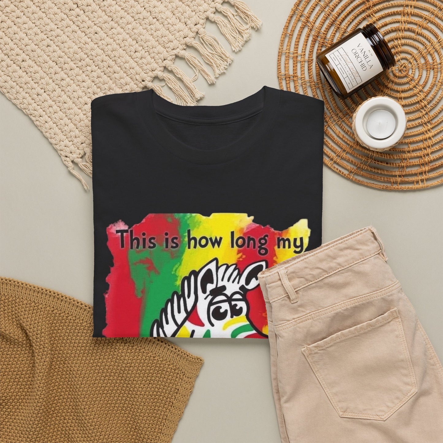 Zebra Stripe Graphic T Shirt