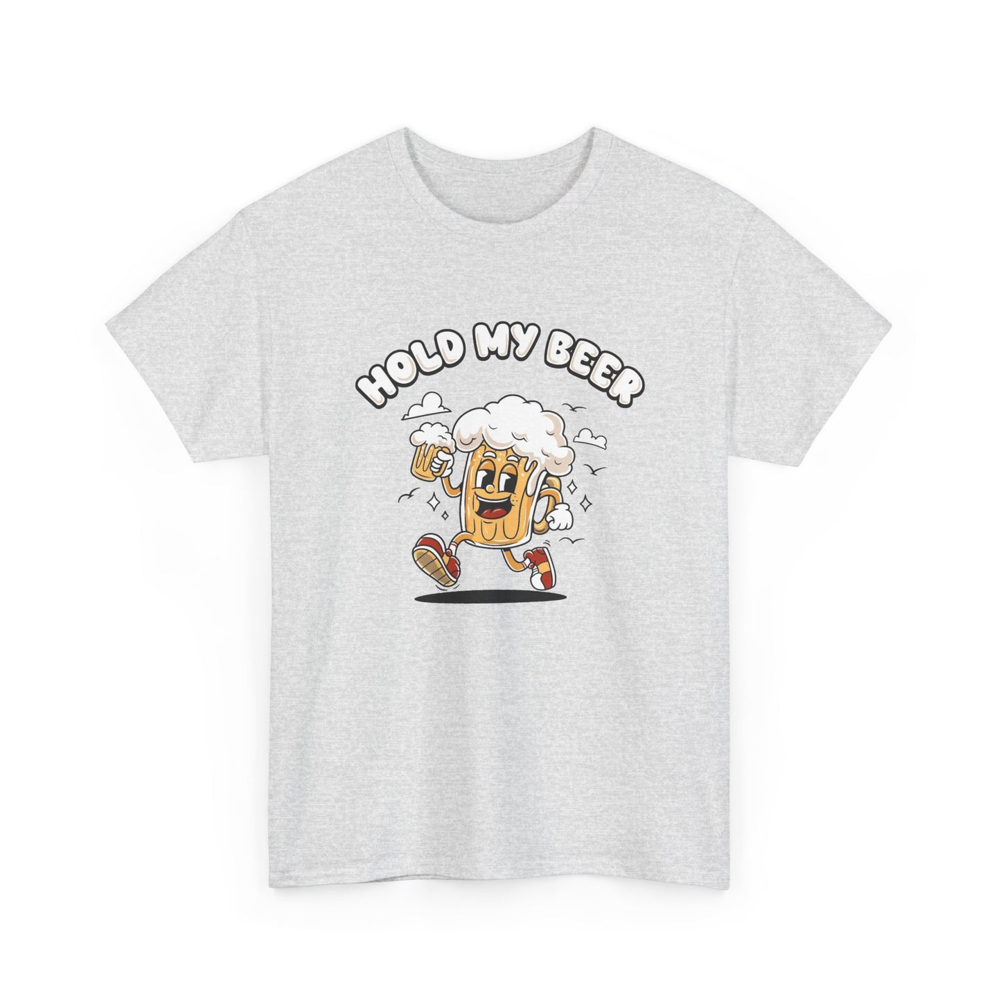Hold My Beer Funny Graphic T Shirt NEW Vintage Unisex Heavy Cotton Tee