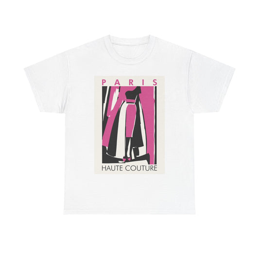 Paris Fashion Week Tshirt Vintage retro Cute girly Unisex Heavy Cotton Tee