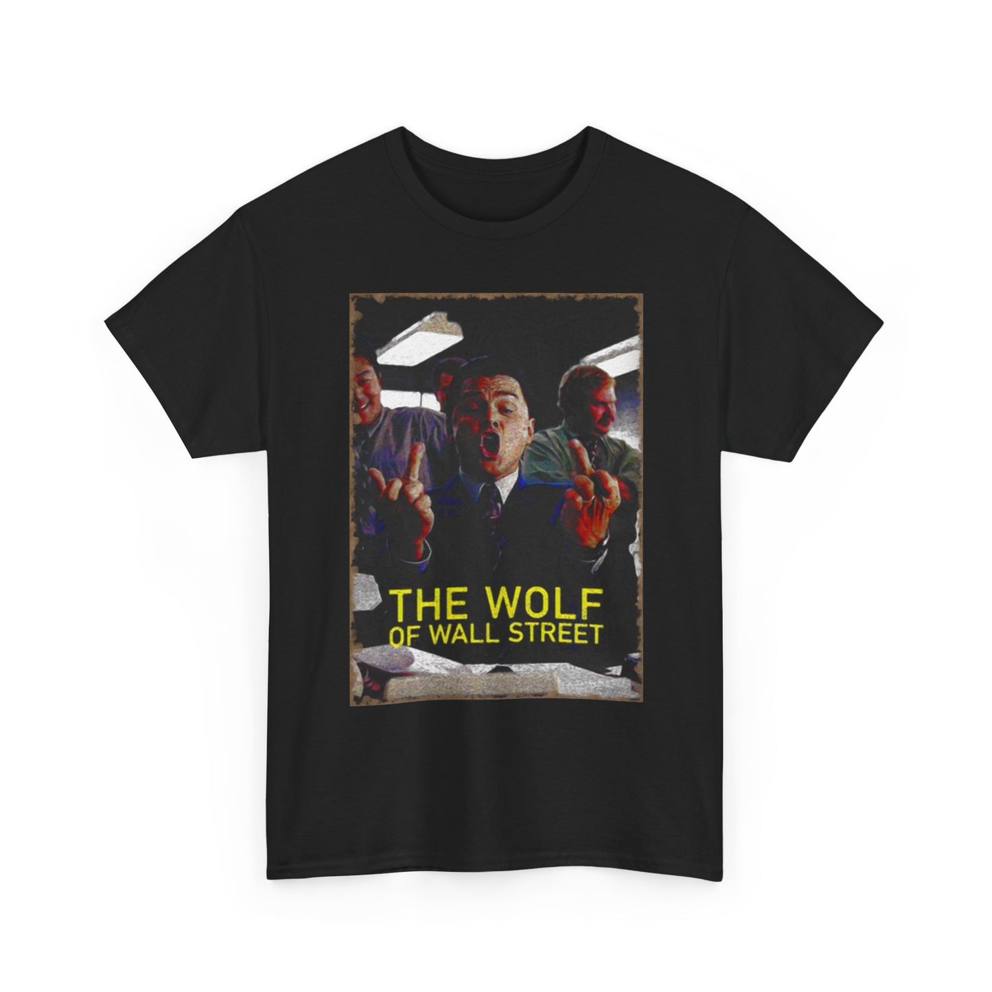 The Wolf Of Wall Street T Shirt BRAND NEW Apparel Unisex Heavy Cotton Tee 1