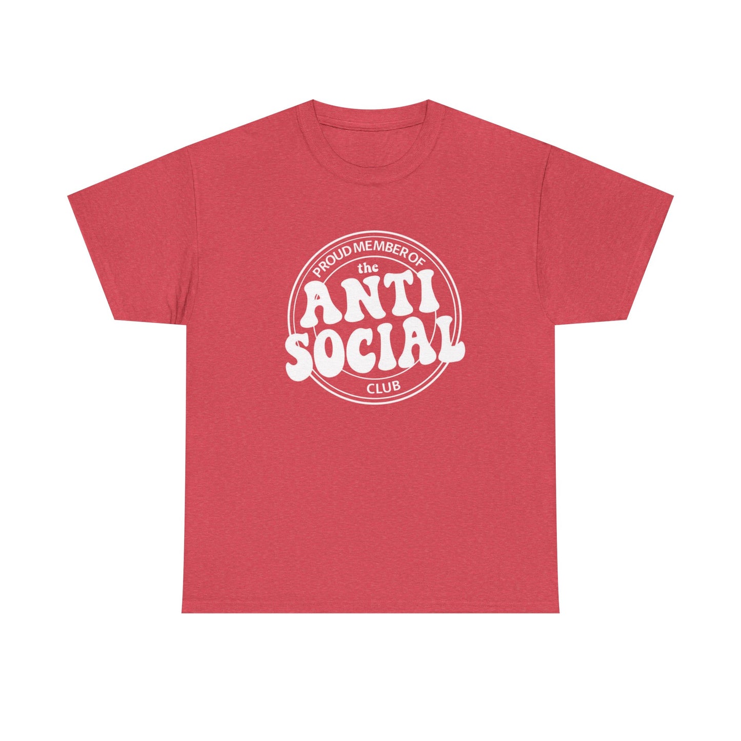Anti Social Club Graphic T Shirt Unisex Heavy Cotton Tee