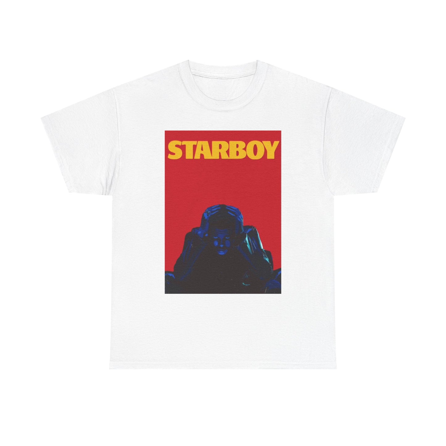 Starboy Graphic T Shirt Vintage Weekend Album Poster Unisex Heavy Cotton Tee
