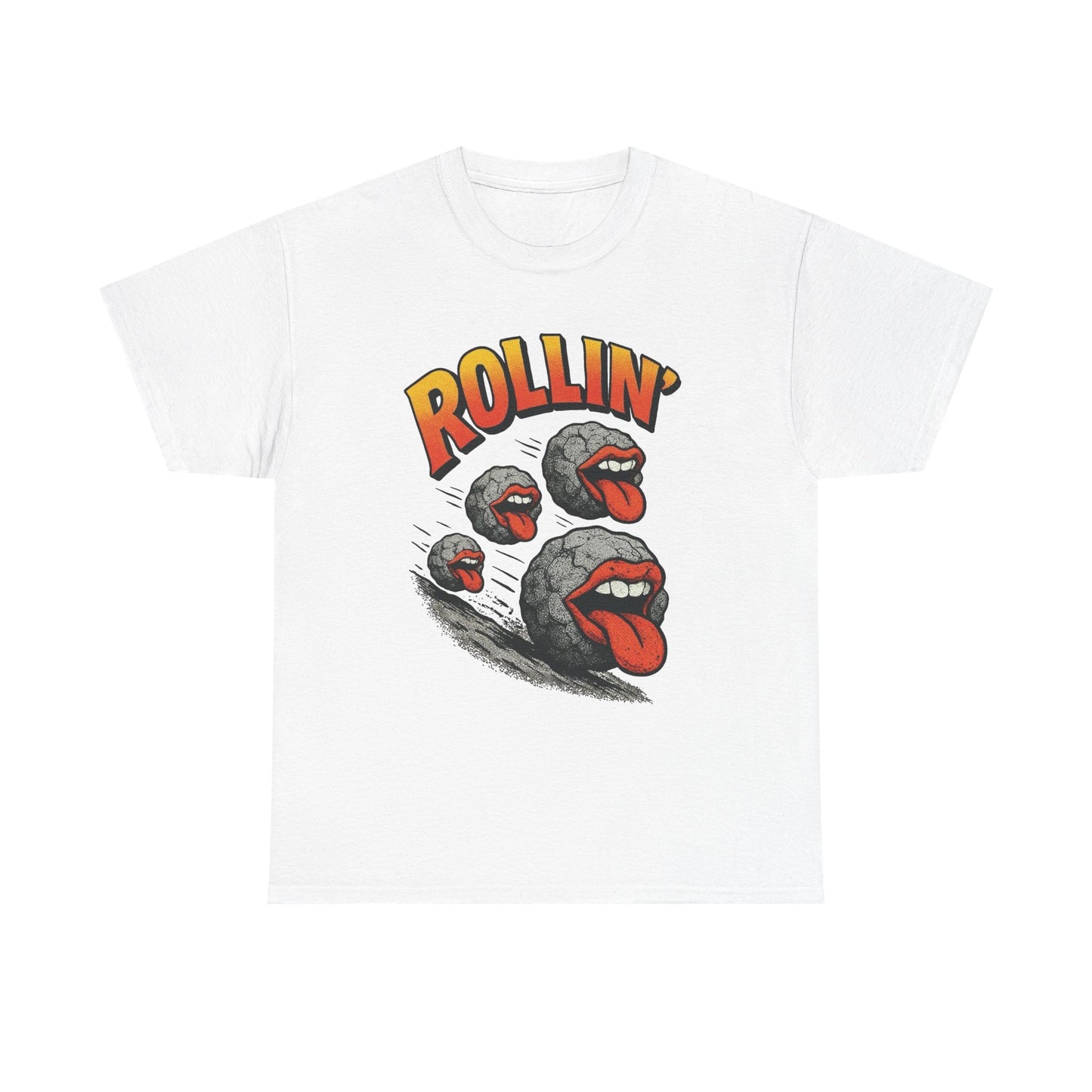 Rolling Stoned Funny Graphic T Shirt NEW Unisex Heavy Cotton Tee