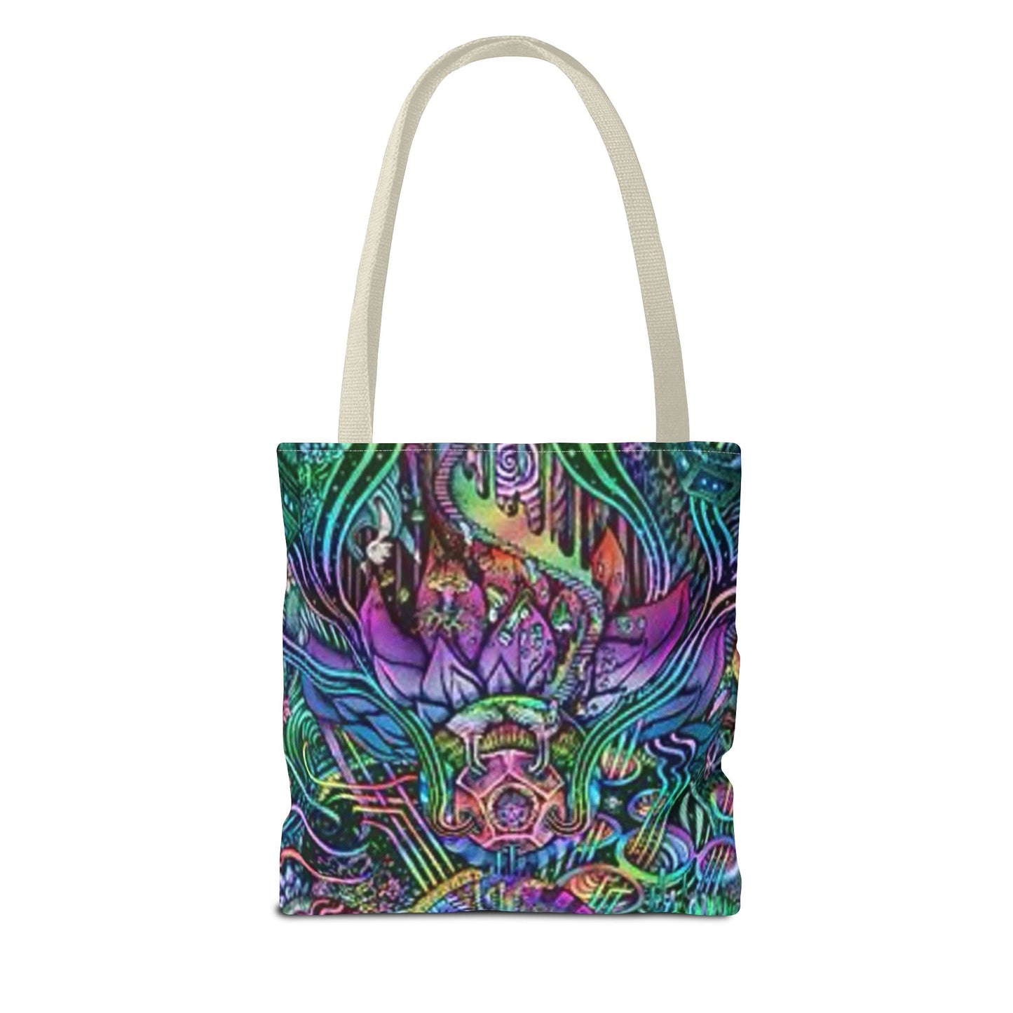 Trippy Rainbow Multi Color BRAND NEW MODERN Tote Bag (AOP)