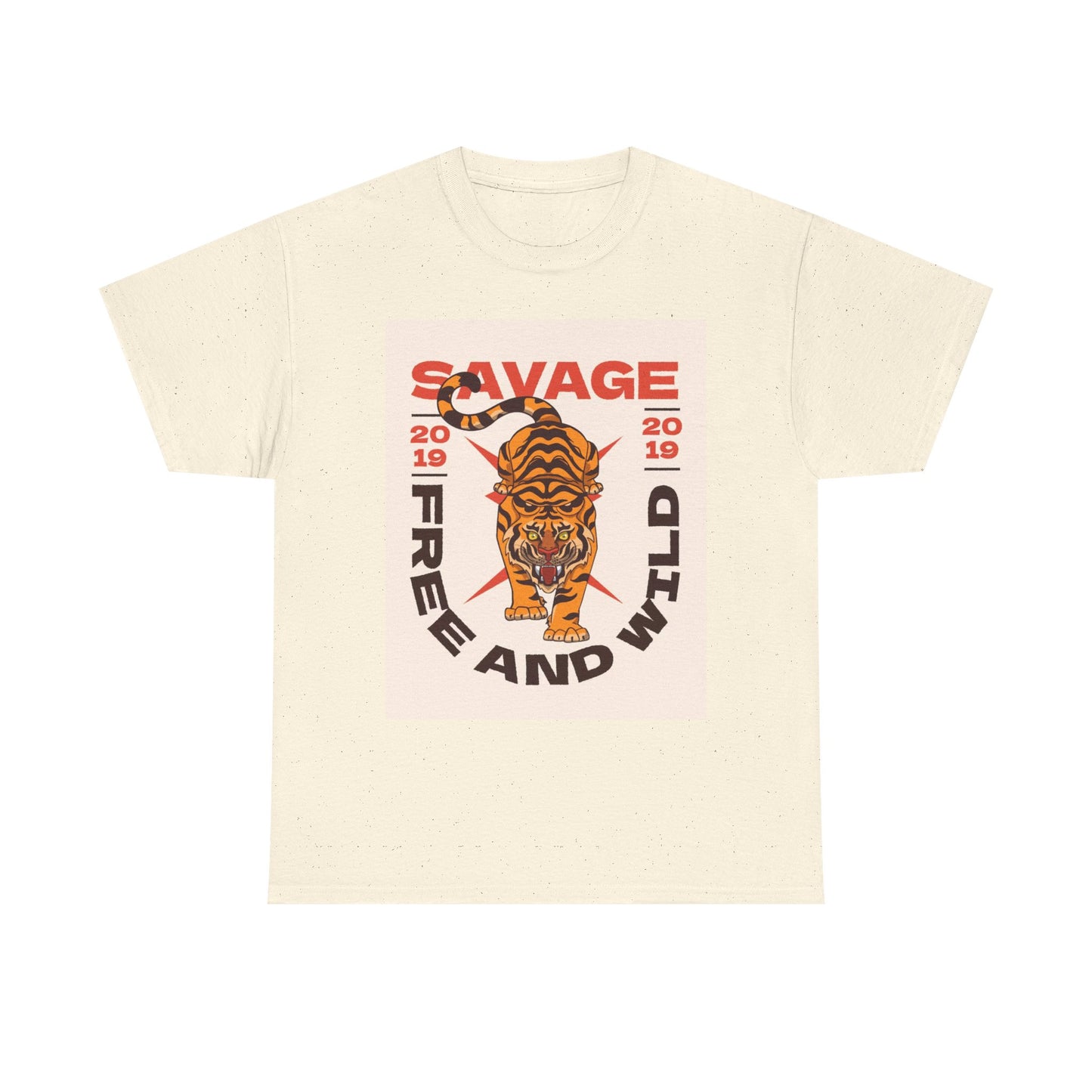 Savage Wild And Free Graphic T Shirt Unisex Heavy Cotton Tee