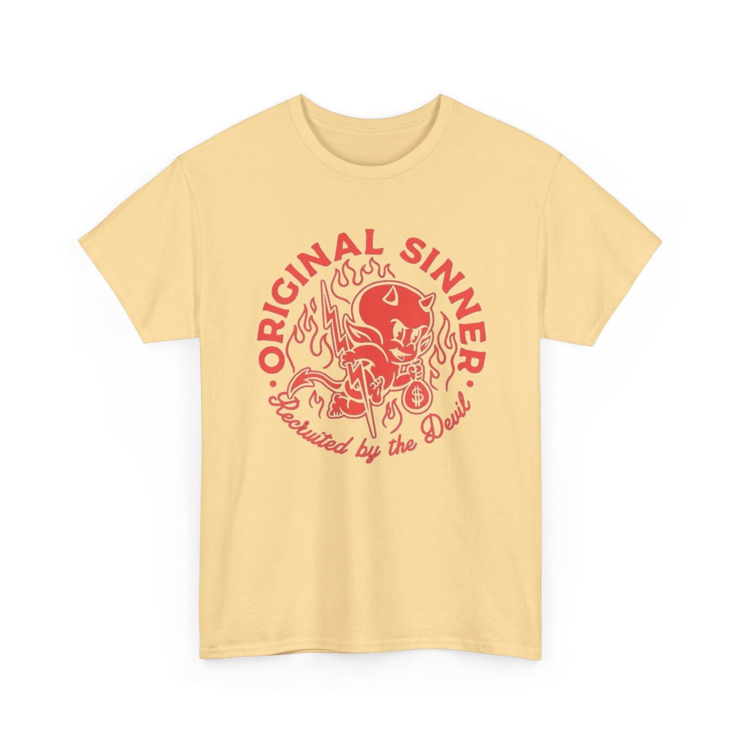 Original Sinner Graphic T Shirt NEW ADULT TEE VINTAGE