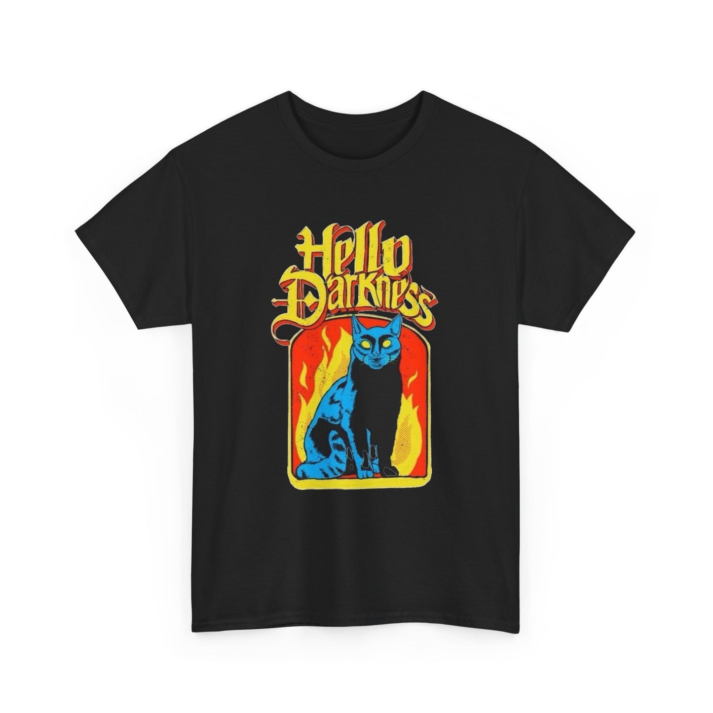 Hello Darkness Graphic T Shirt NEW Unisex Heavy Cotton Tee