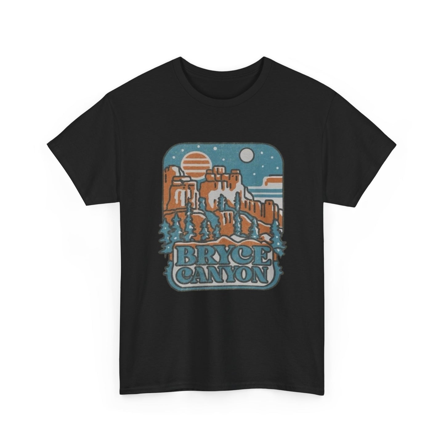 Bryce Canyon Retro Graphic T Shirt NEW Adult Tee