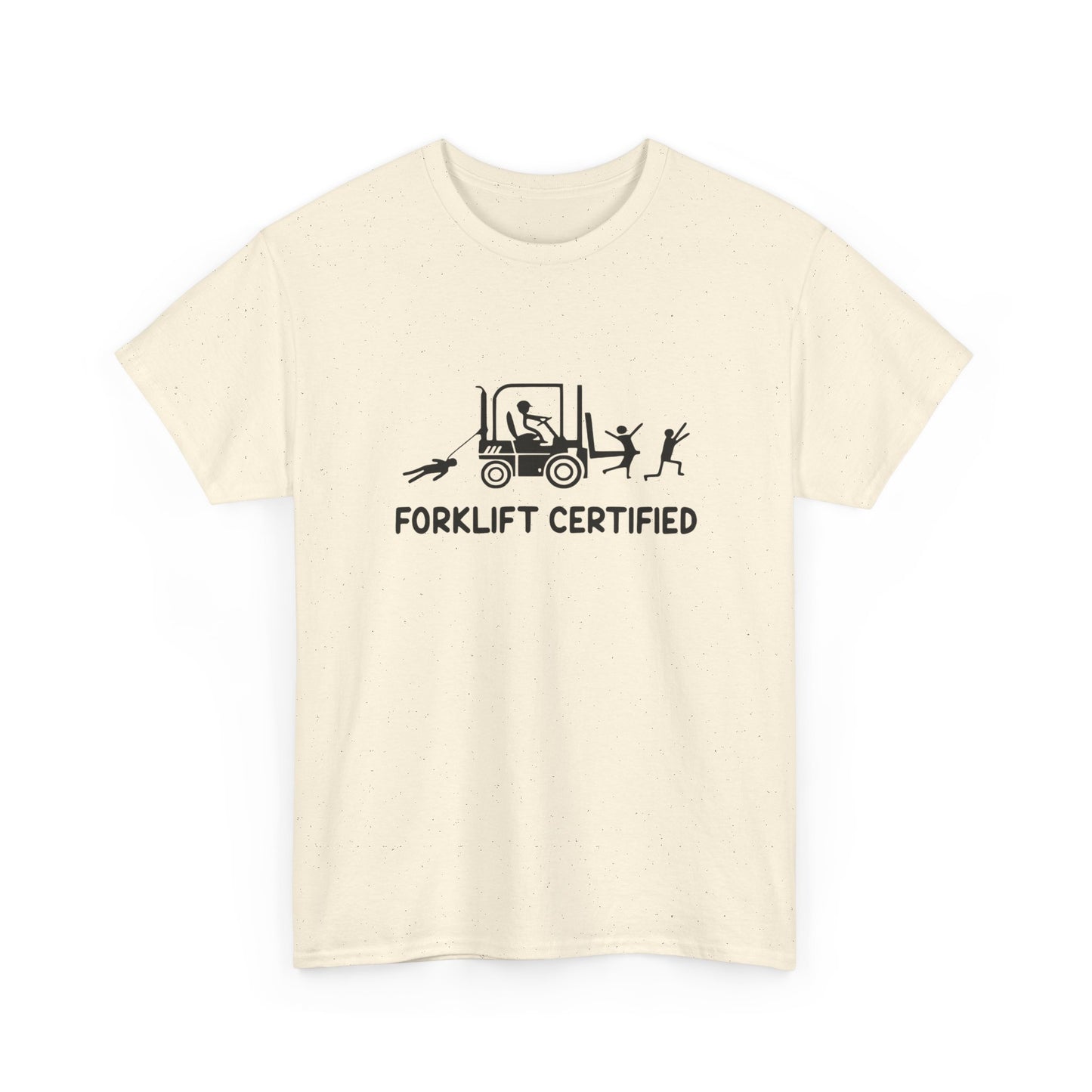 Forklift Certified Funny Graphic T Shirt NEW ADULT Tee