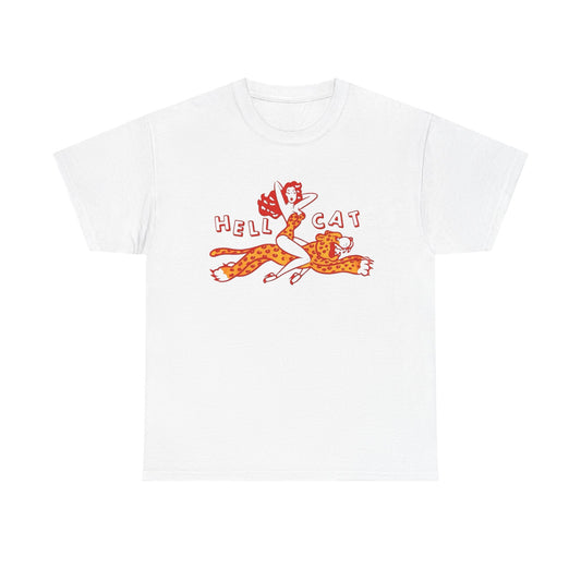 Hellcat Vintage Graphic T Shirt Unisex Heavy Cotton Tee NEW Gift
