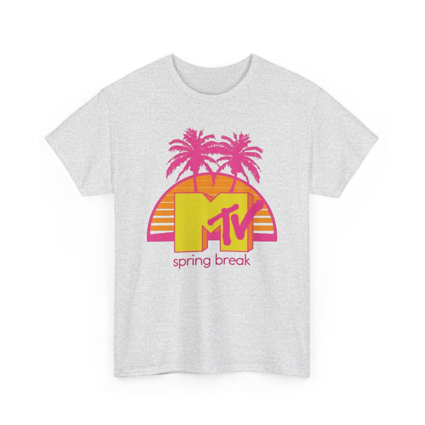MTV Spring Break Vintage Graphic T Shirt NEW Unisex Heavy Cotton Tee