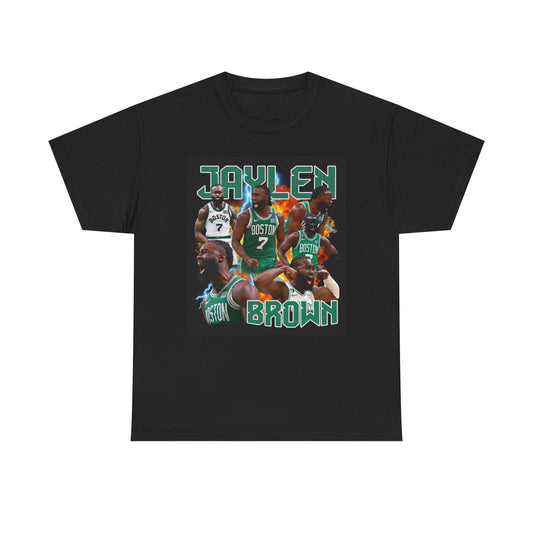 Jaylen Brown Graphic T Shirt Retro Celtics Boston Unisex Heavy Cotton Tee