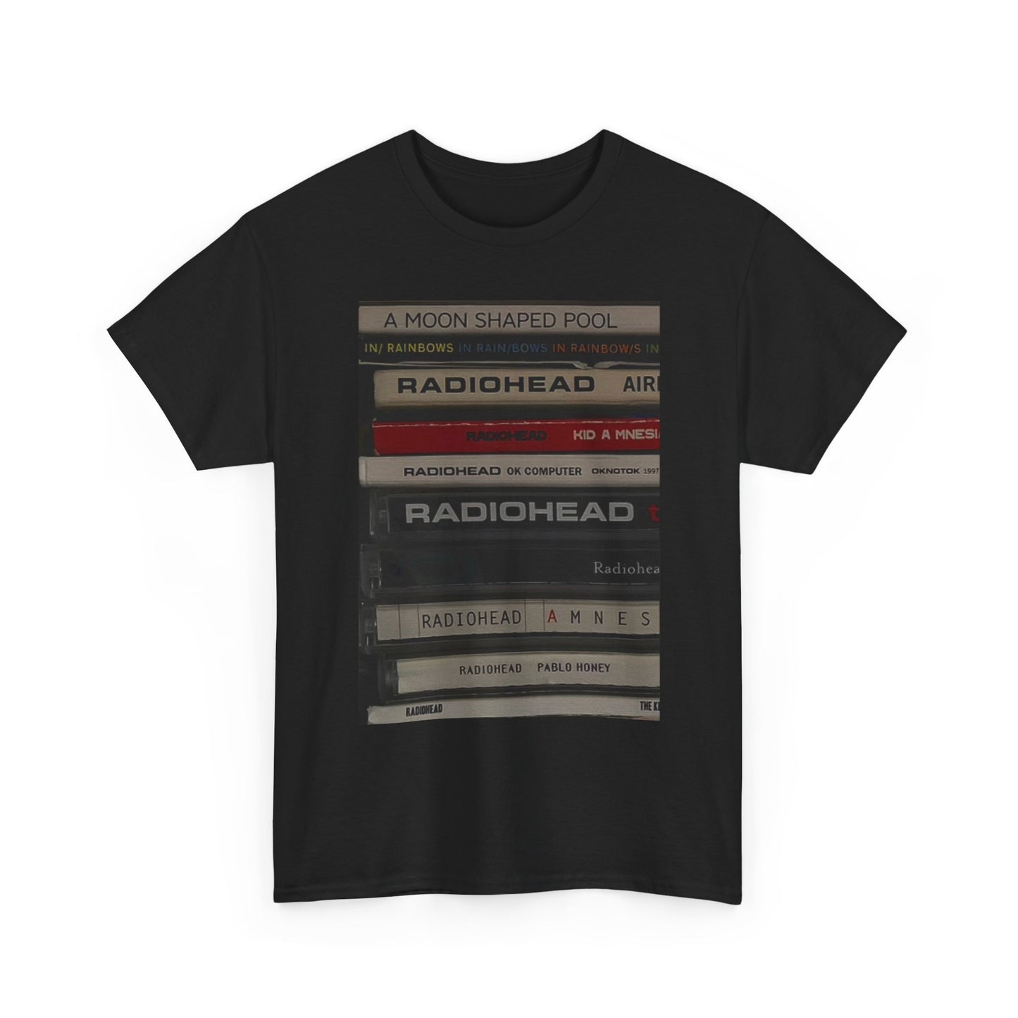 Radiohead Graphic T Shirt Rock Albums Poster Unisex Heavy Cotton Tee