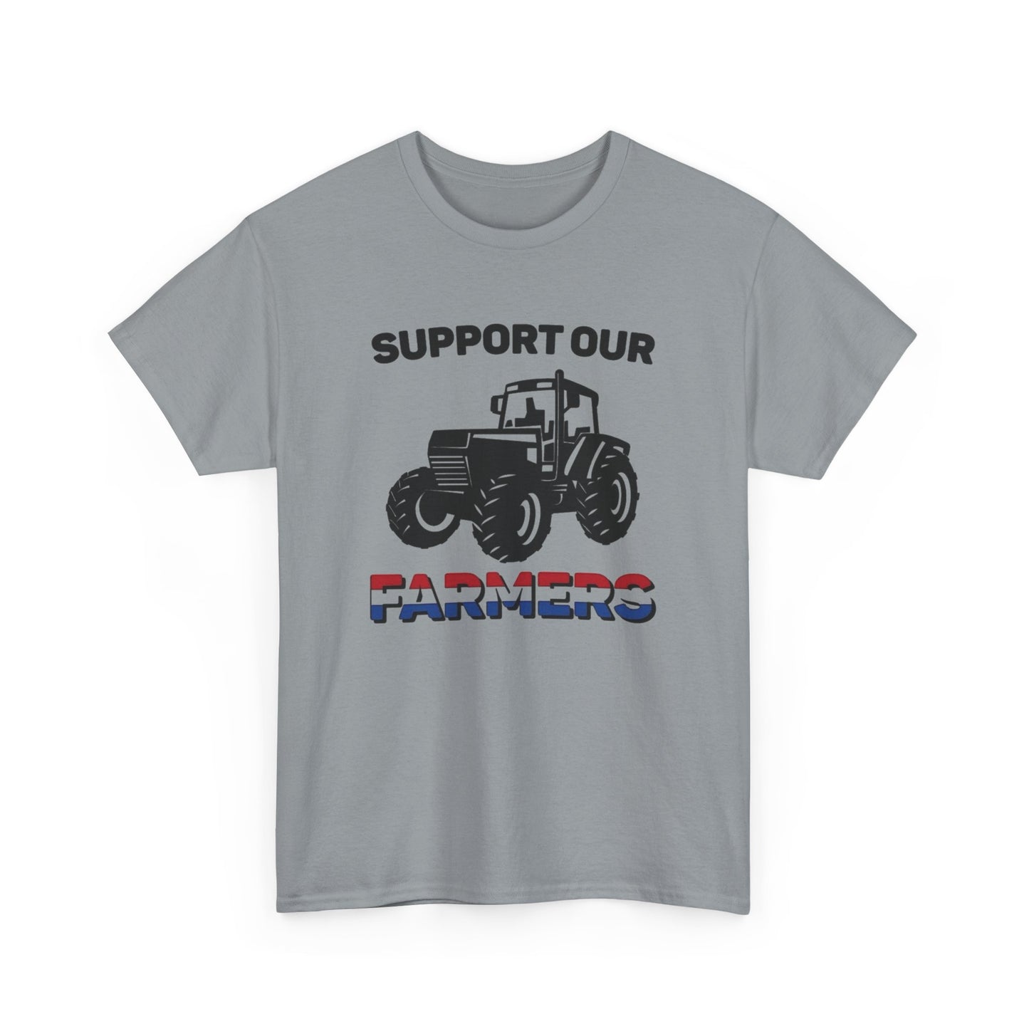 Support Our Farmers USA Graphic T Shirt Unisex Heavy Cotton Tee NEW