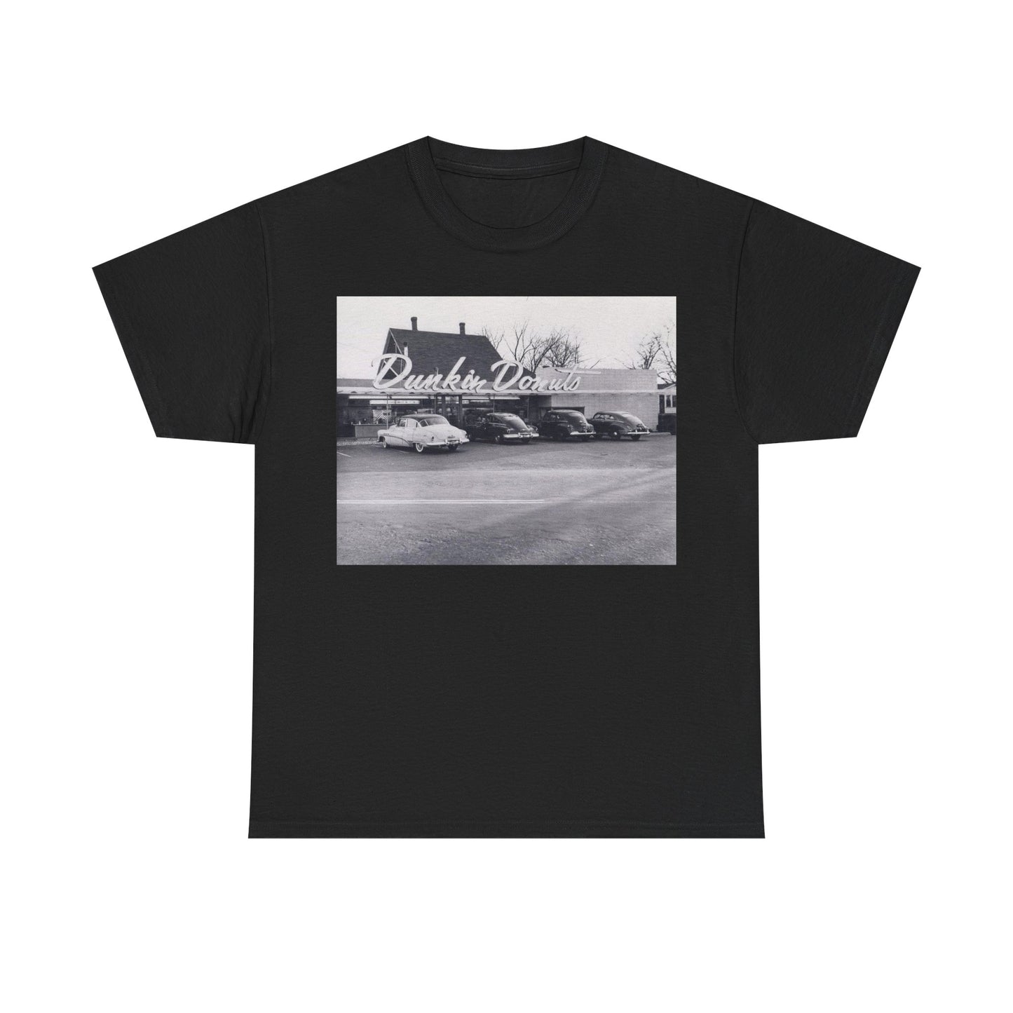 Dunkin’ Donuts T-shirt vintage art photo Boston classic Unisex Heavy Cotton Tee