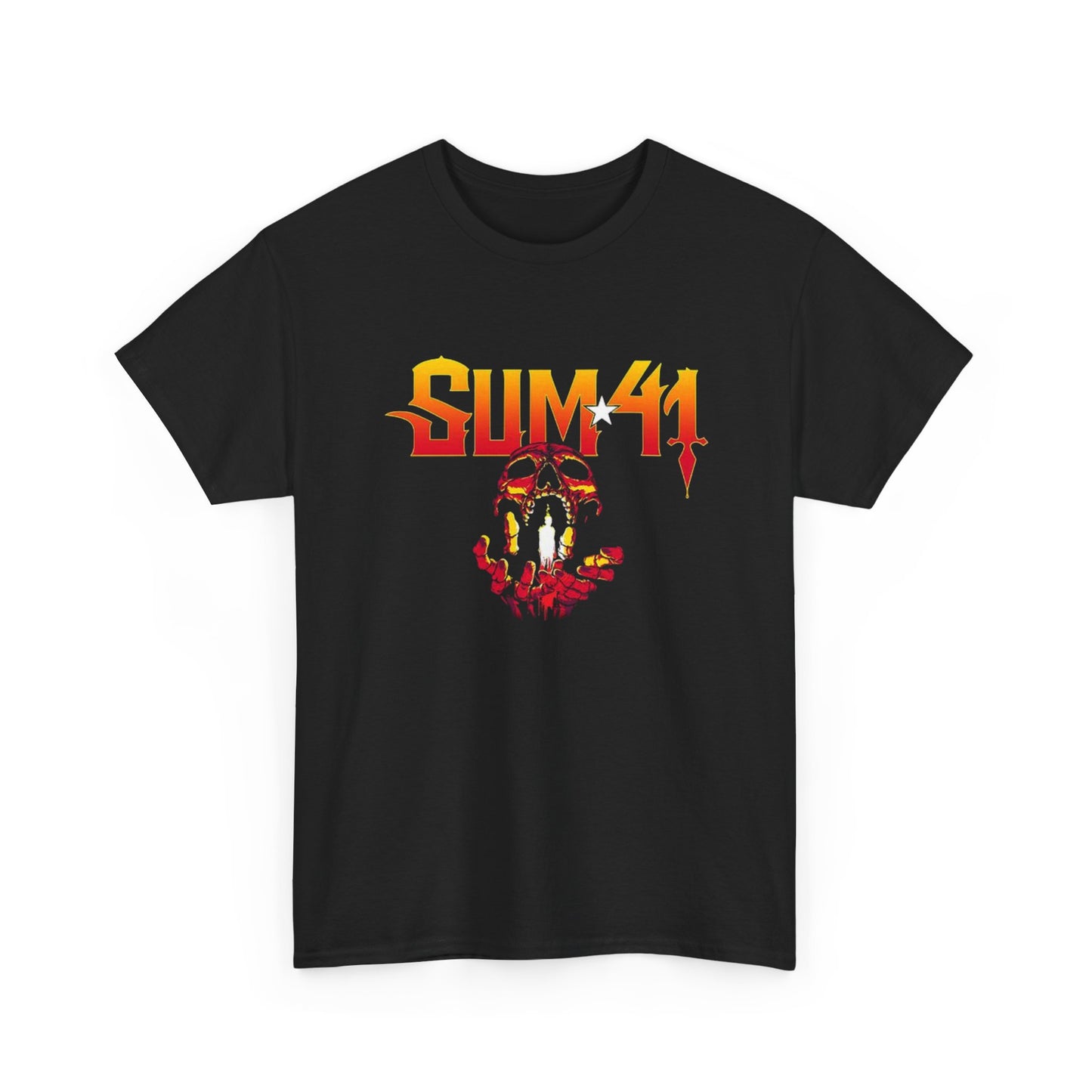 Sum41 shirt band rock tour Pearl Jam vintage retro Unisex Heavy Cotton Tee