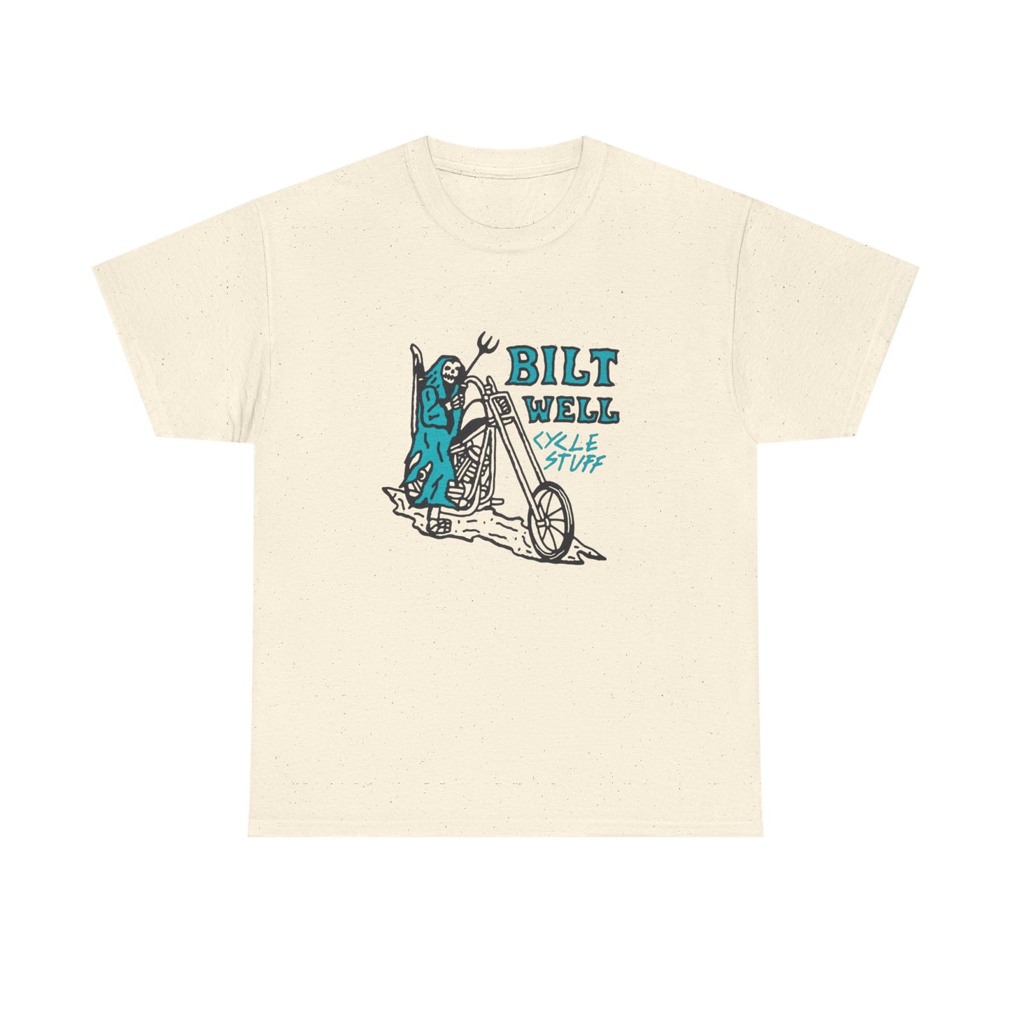 Bilt Well Motorcycle Stuff Graphic T Shirt Unisex Heavy Cotton Tee