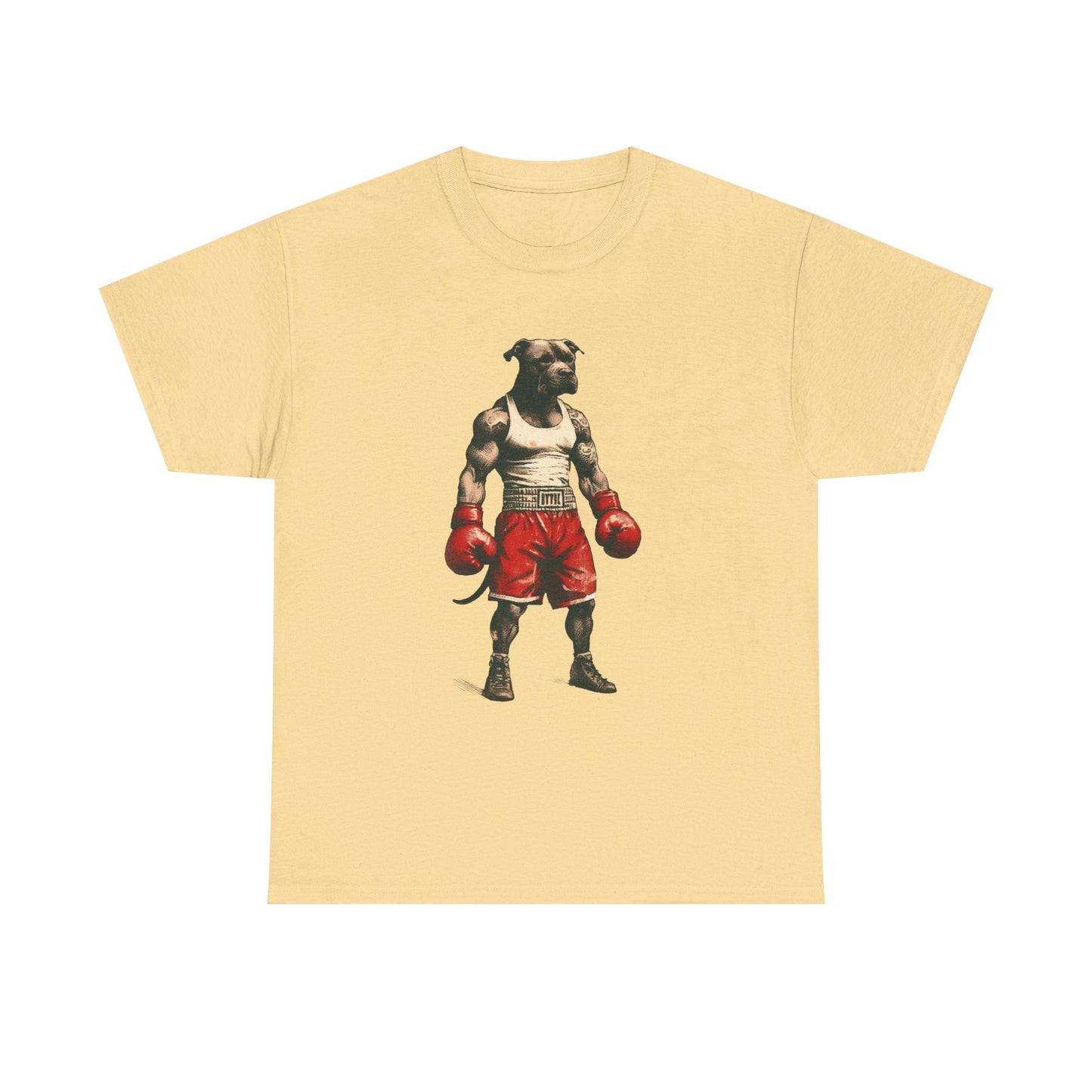 Boxing Pitbull Funny Cute Graphic T Shirt NEW ADULT
