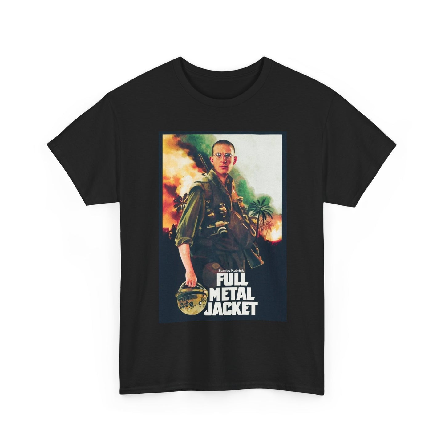 Full Metal Jacket Shirt Vintage Graphic Vietnam Unisex Heavy Cotton Tee