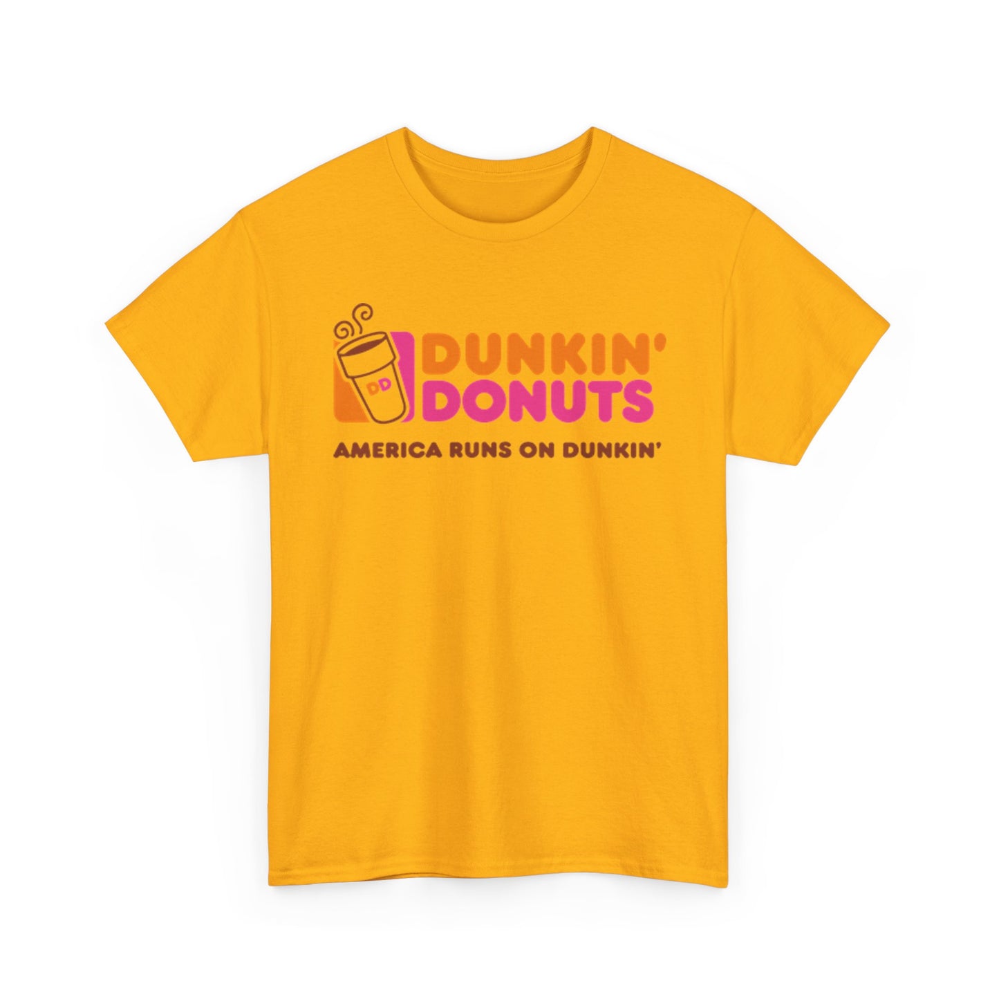 Dunkin’ Donuts T-shirt vintage Boston coffee gift retro Unisex Heavy Cotton Tee