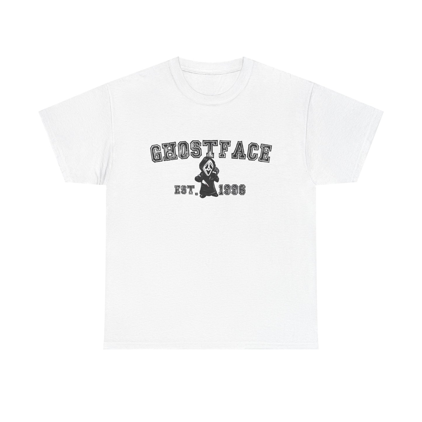 Scream Ghost face Graphic T Shirt Vintage Horror Unisex Heavy Cotton Tee