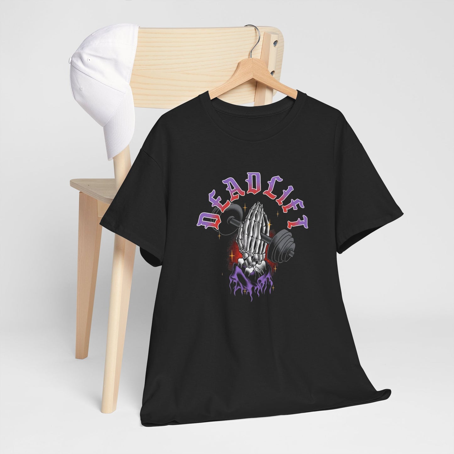 Deadlift GYM Graphic T Shirt NEW Unisex Heavy Cotton Tee