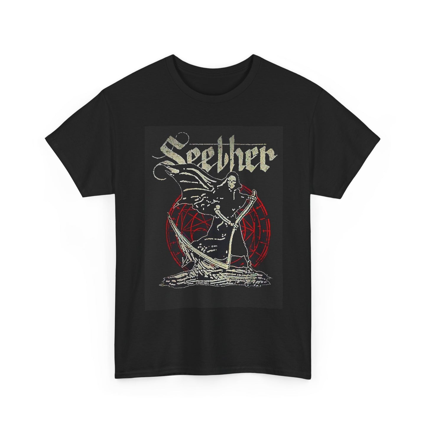 Seether T-shirt vintage rock metal retro concert graphic Unisex Heavy Cotton Tee