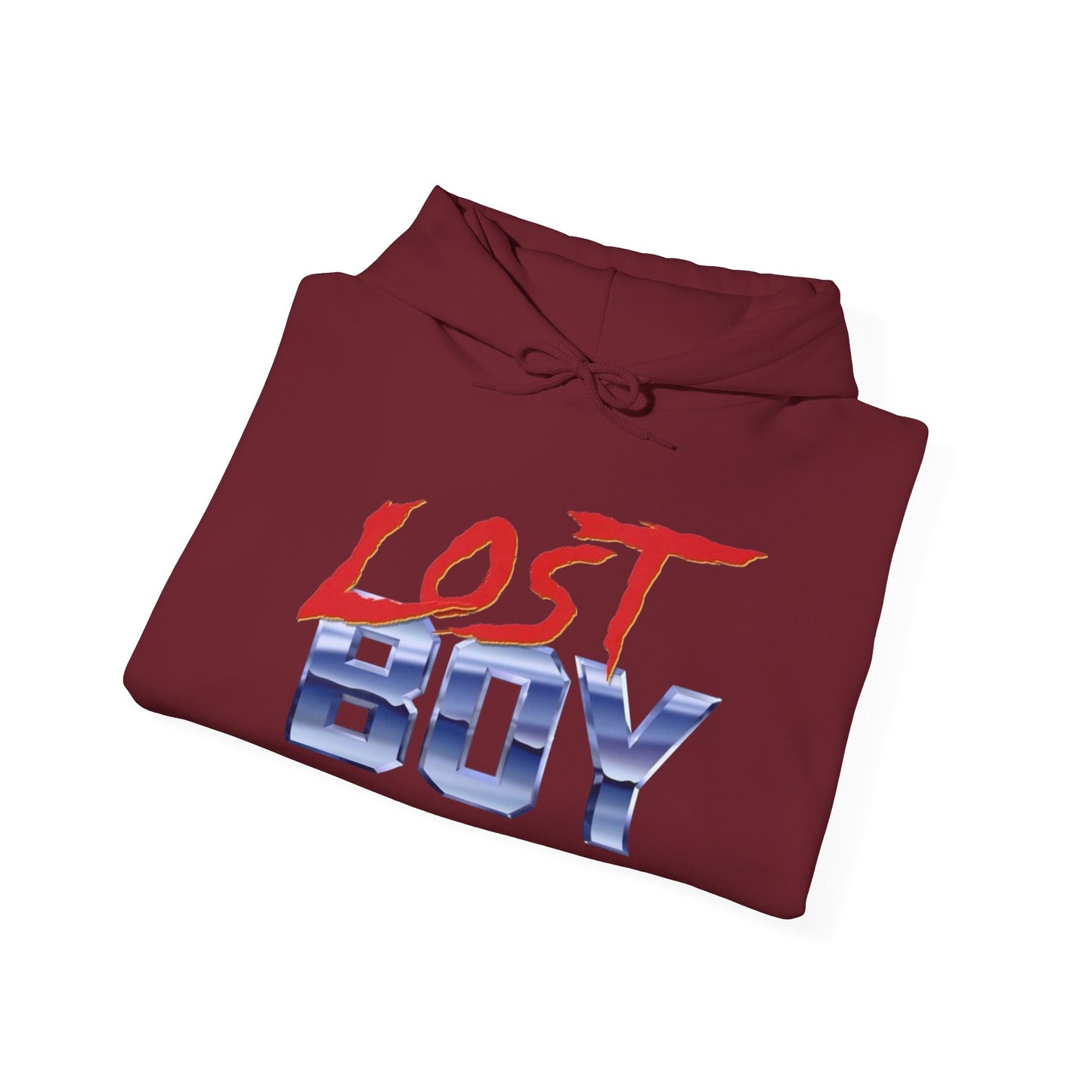 Lost Boy Vintage Graphic Hoodie Unisex Heavy Blend™ Hooded Sweatshirt