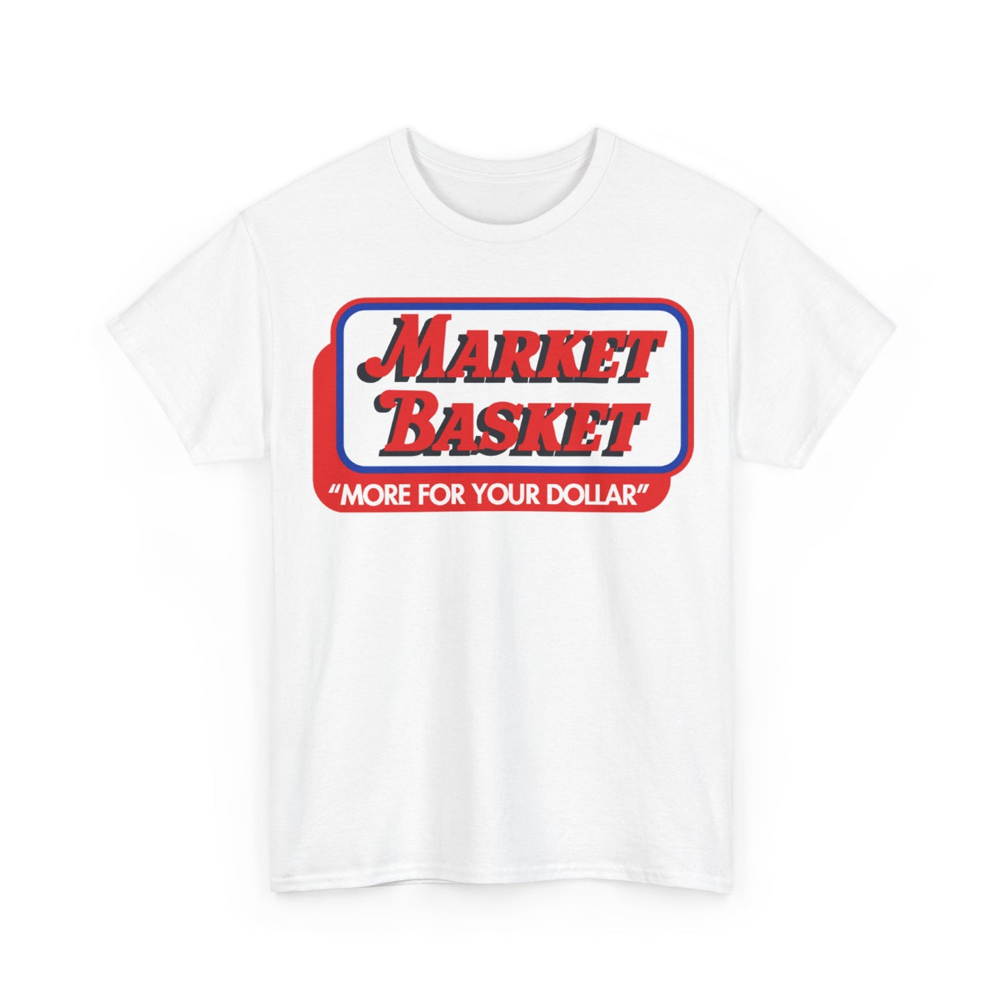 Boston vintage New England market basket patriots Heavy Cotton Tee