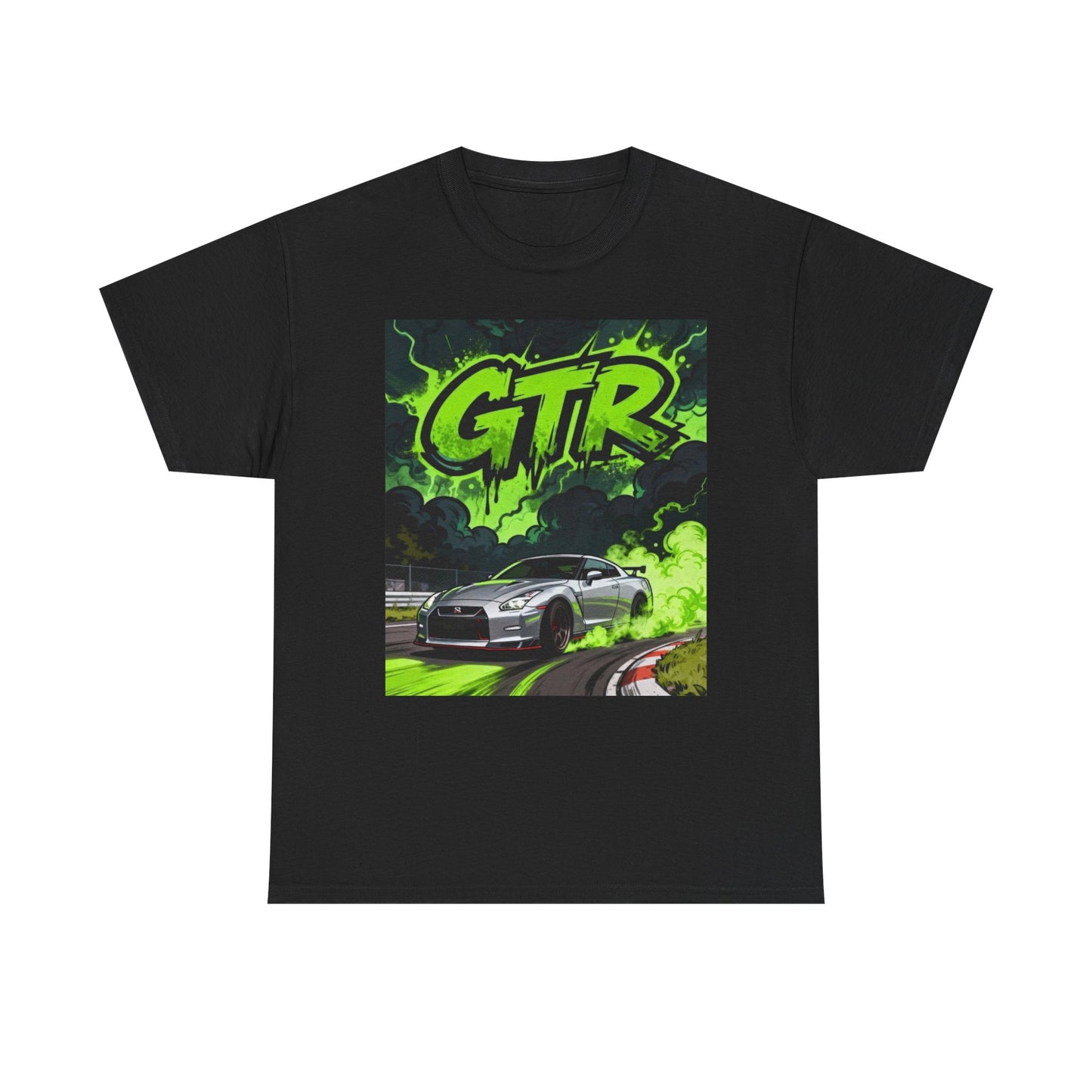 Nissan GTR Poster Graphic T Shirt Adult NEW Unisex Heavy Cotton Tee