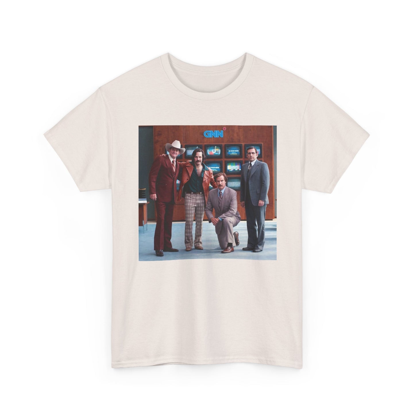 Anchorman Retro Comedy Graphic T Shirt NEW Adult Tee