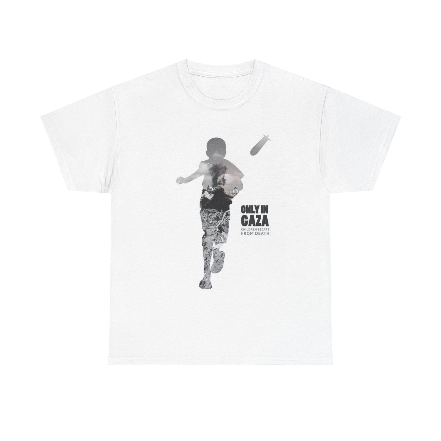Free Palestine Graphic T Shirt Only In Gaza Unisex Heavy Cotton Tee