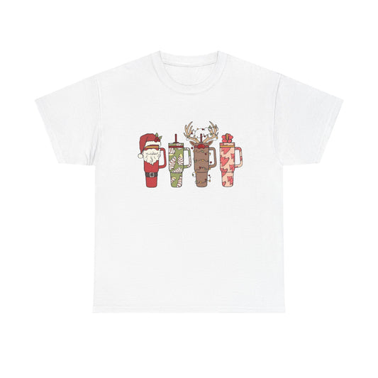 Christmas Stanly Cups Womens Funny Graphic T Shirt NEW ADULT