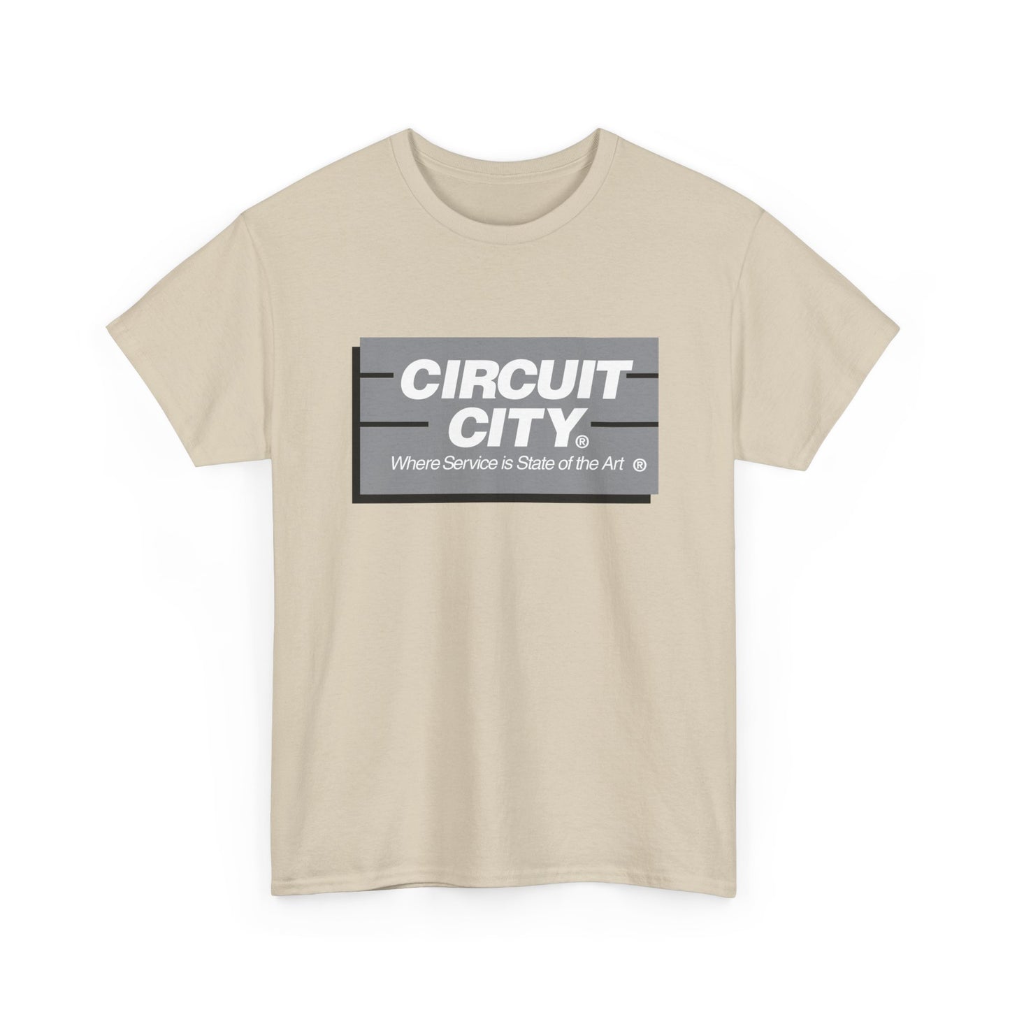 Circuit city T-shirt vintage graphic employee shirt retro design Unisex Heavy