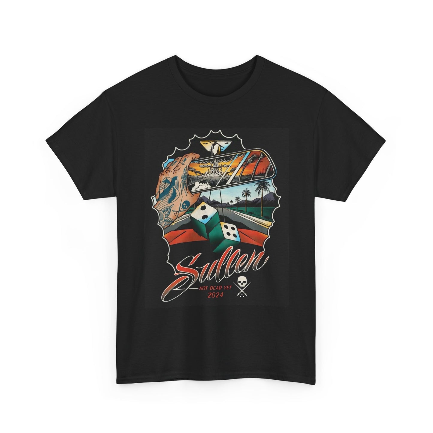 Sullen Not Dead Yet Las Vegas Graphic T Shirt NEW Cotton Tee Gift