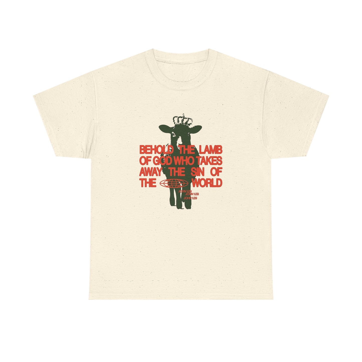 The Lamb Of God Christ Religion Graphic T Shirt Unisex Heavy Cotton Tee