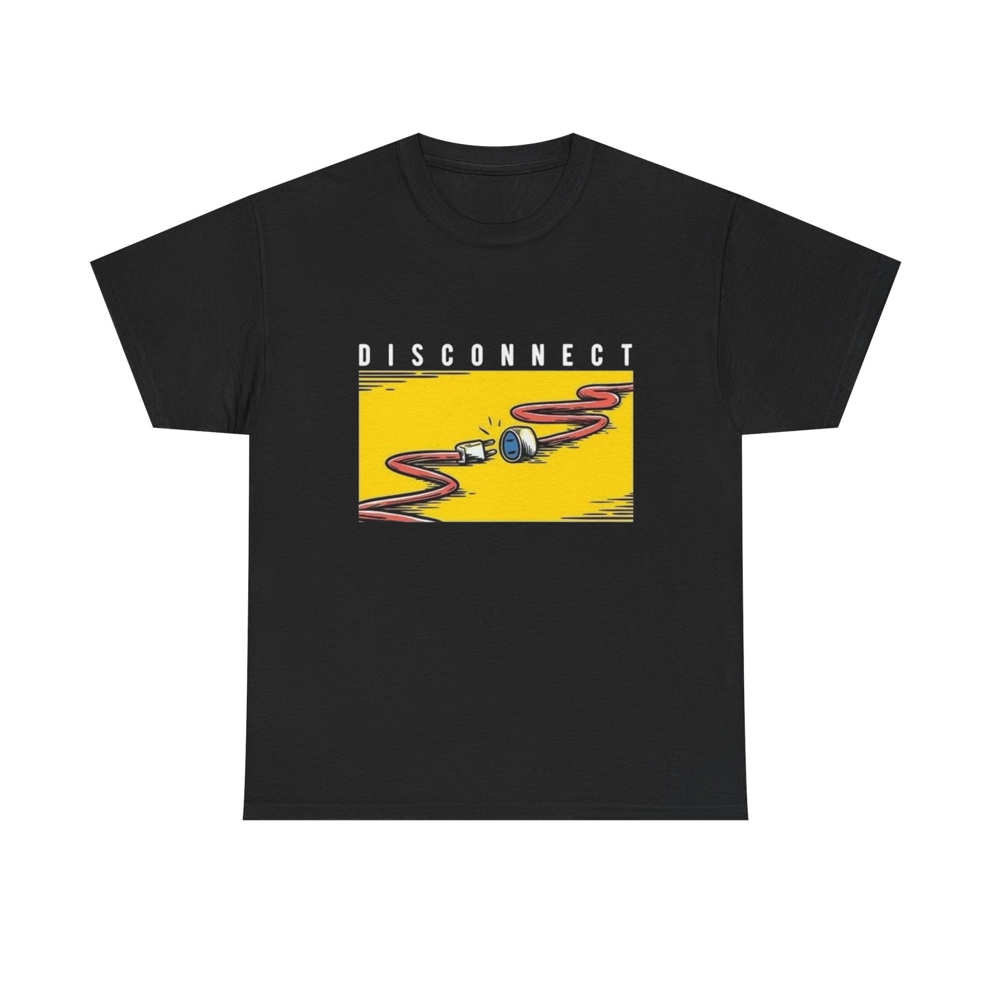 Disconnect From Reality Graphic T Shirt Heavy Cotton Tee NEW ADULT UNISEX