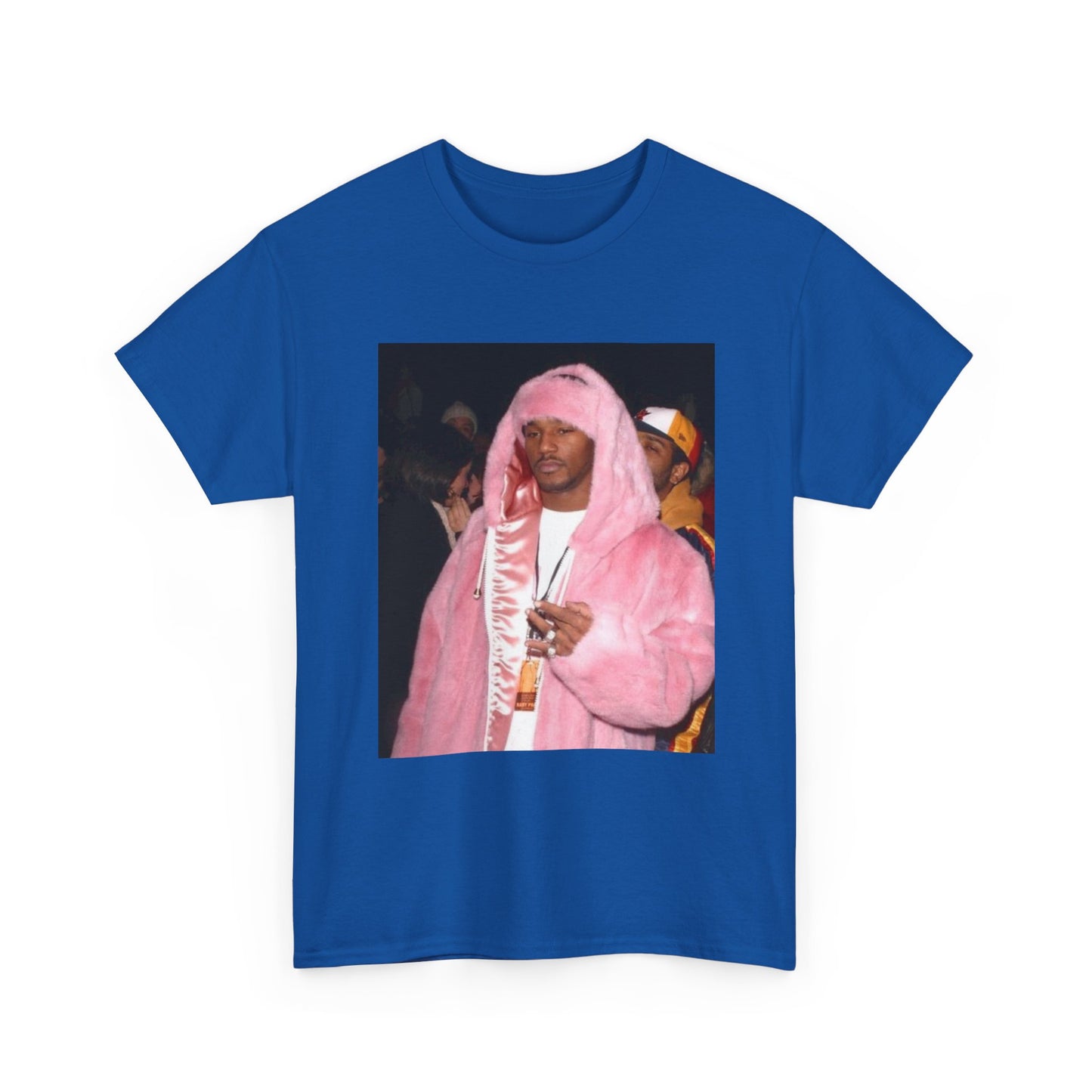 Camron diplomats T-shirt vintage pink fur coat graphic Rap Unisex Heavy Cotton