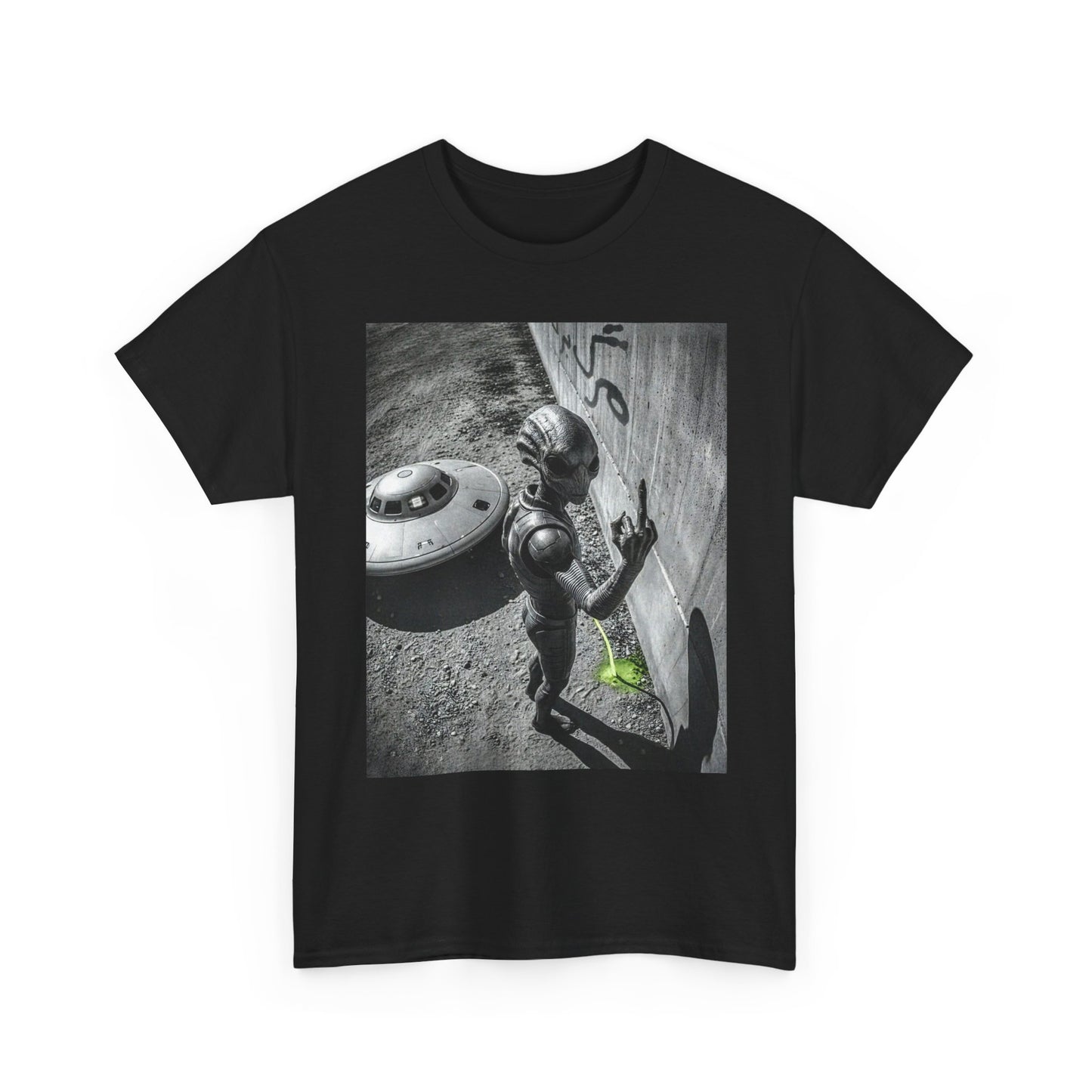 Naughty Alien Graphic T Shirt NEW Adult Tee