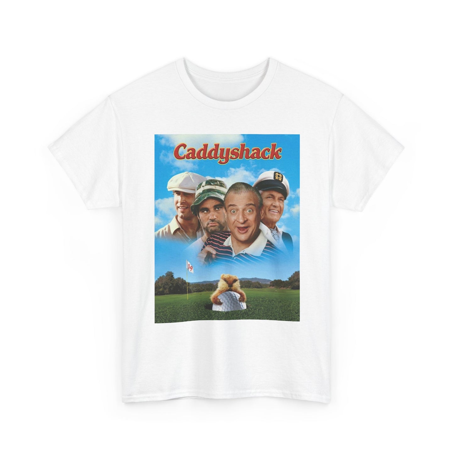 Caddyshack Shirt Vintage movie Poster Retro Dangerfield Golf Unisex Heavy Cotton