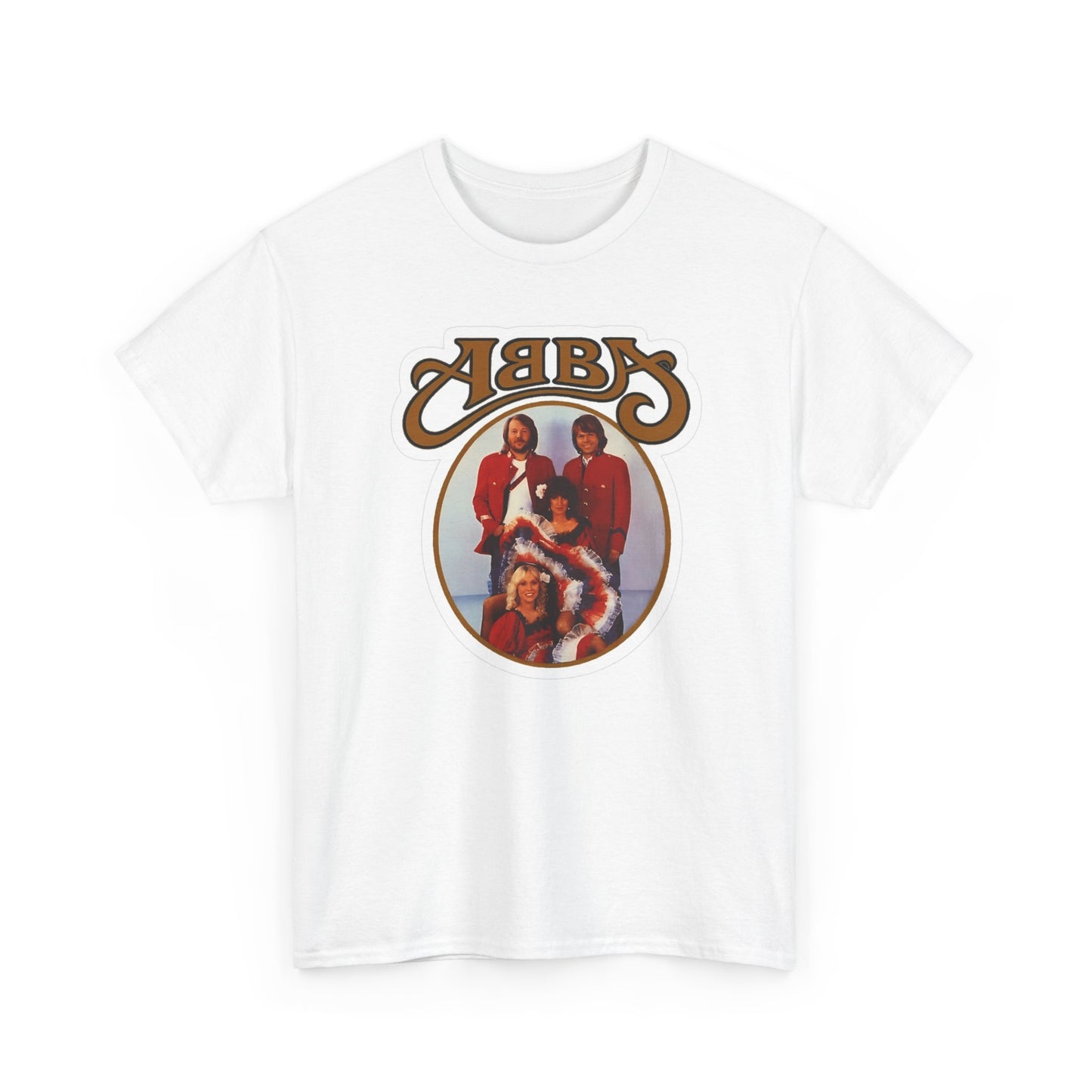 Abba Graphic T Shirt Vintage Music Retro Unisex Heavy Cotton Tee